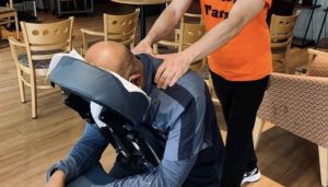 How Chair Massage Can Increase Booth Traffic at Trade Shows